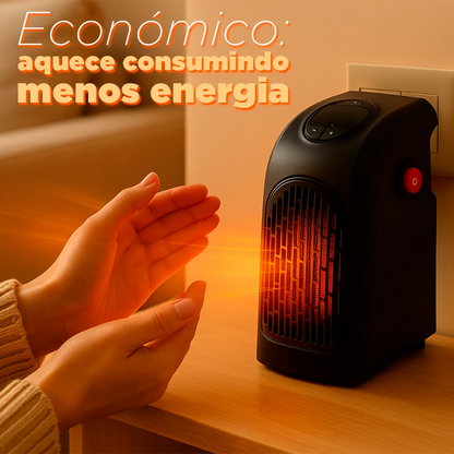 Aquecedor Portátil MiniTherm Pro 400W 110V – Silencioso e Económico
