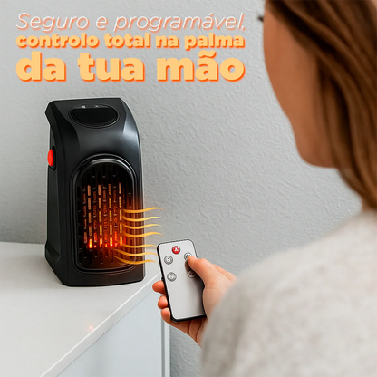 Aquecedor Portátil MiniTherm Pro 400W 110V – Silencioso e Económico