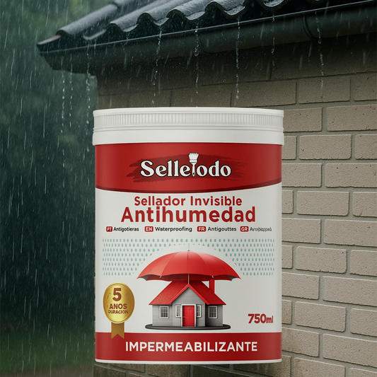 SelleTodo 750g – Selante Transparente Antivazamentos e Antihumidade